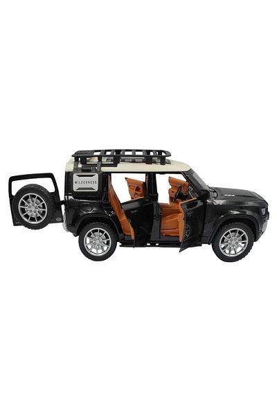 Vardem Die Cast 1:22 Pull and Drop Safari Metal Jeep with Sound and Light