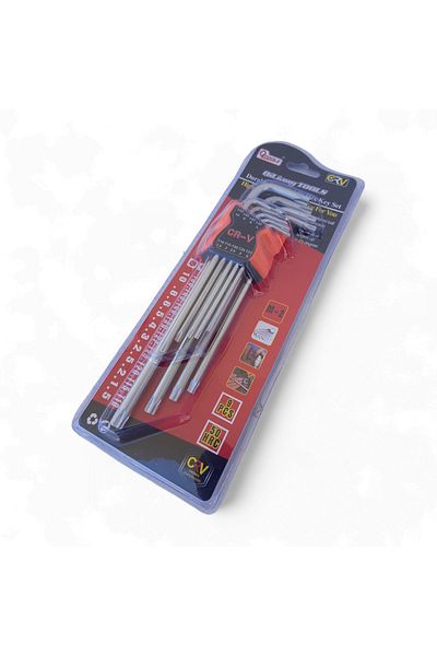 COBI SMART® Long star hex set, 9 pieces, L-type, for torx screws – COBI SMART®