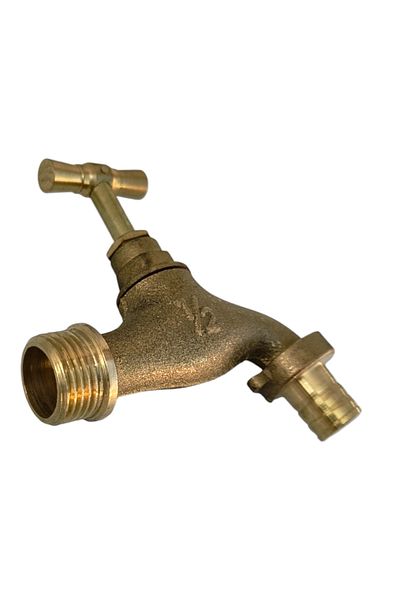 COBI SMART® 1/2 inch tap, brass, butterfly handle, external thread – COBI SMART®