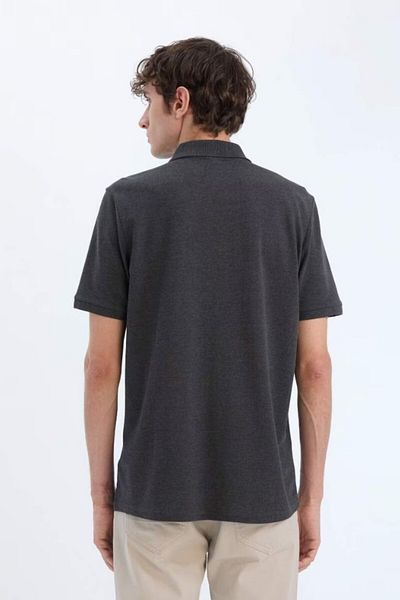 DeFacto Polo T-Shirt 100% Cotton Pique Relaxed Fit Short Sleeve