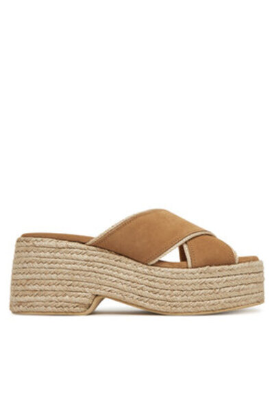 Pollini Espadrile dama bej POLLINI-SA28278I0MTF0122 SABOTD.ARIA80 CROSTA DESERT