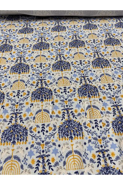 iki iplik Glitter Patterned Baby Interlock Fabric – 100% Cotton – Width 160 cm