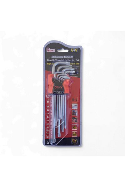 COBI SMART® Long star hex set, 9 pieces, L-type, for torx screws – COBI SMART®
