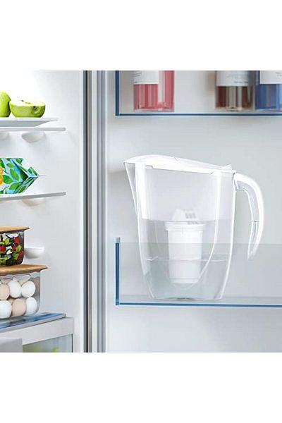 Aquaphor Water Filter Jug Smile, Space-saving, Lightweight Fridge door fit 2.9L Capacity 1 X A5 Filt
