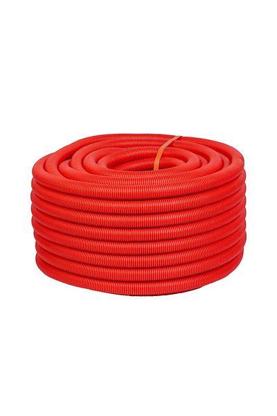 COBI SMART® Tub copex flexibil, diametru 32 mm, 50 m, ignifug, portocaliu, cu fir de tragere, polietilena