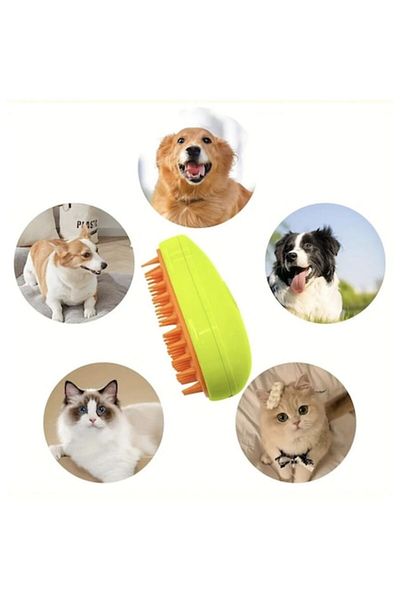 OEM Happy Oliwe Steam Brush for Pets Cats and Dogs, USB Rechargeable