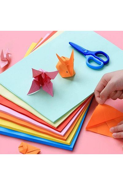 PHINDBOOKS 100 Sheets Assorted Colorful A4 Paper for Arts & Crafts