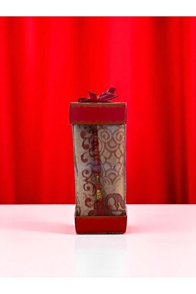 SALVUS Hac Umre Mevlüt Hediyesi Özel Kutulu Seccade Tesbih Seti