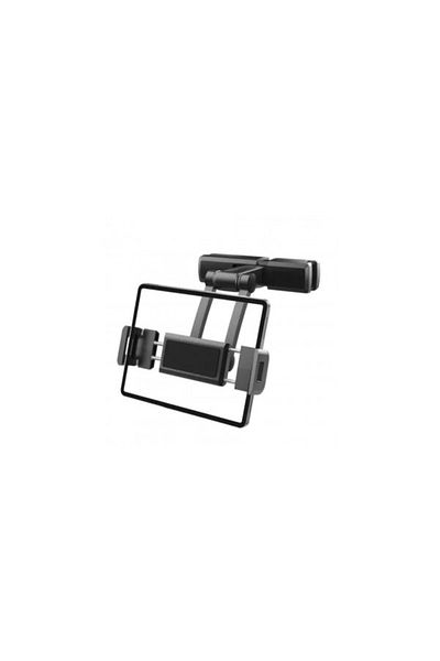 ikatem Suport marca IKATAK pentru montare tabletă, telefon la tetiera auto, reglabil, negru