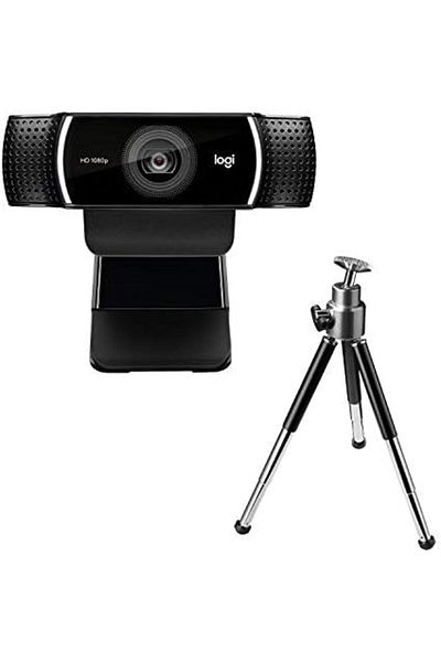 logitech C922 Pro Stream Webcam 1080P Camera for HD Video Streaming & Recording 720P at 60Fps with T