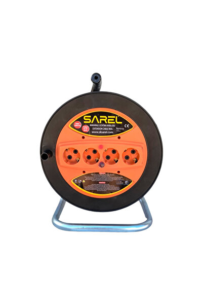 COBI SMART® Extension cord reel 3x2.5 mm², 50 m, 4 sockets, overload protection - COBI SMART®