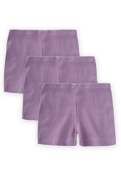 Cigit Basic Shorts 2-9 Years Lilac