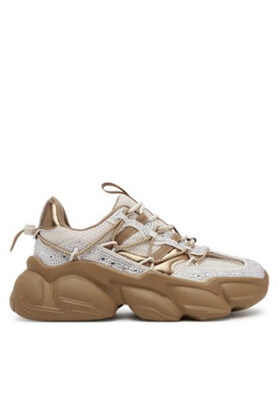 Steve Madden Women's Sneakers brown STEVE MADDEN-SM11003240 BG6 BRONZE GOLD / SILVER