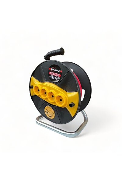 COBI SMART® Prelungitor 30 m, 3x2.5 mm², rola cu tambur, 4 prize, maner trans...