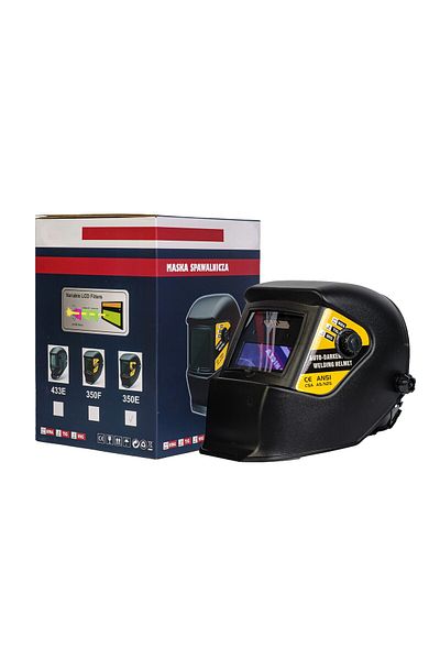 COBI SMART® Automatic MMA/MIG/TIG welding mask, model 350E, liquid crystals, 3 settings – COBI SMART®