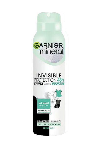 Garnier Garnier Αποσμητικό Mineral Invisible Protection 48h για γυναίκες, 150 ml