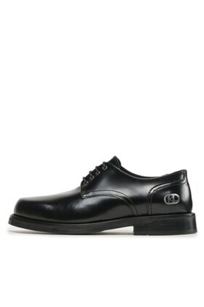 Karl Lagerfeld Men's Half-boots black KARL LAGERFELD-KL11423 000 BLACK LTHR