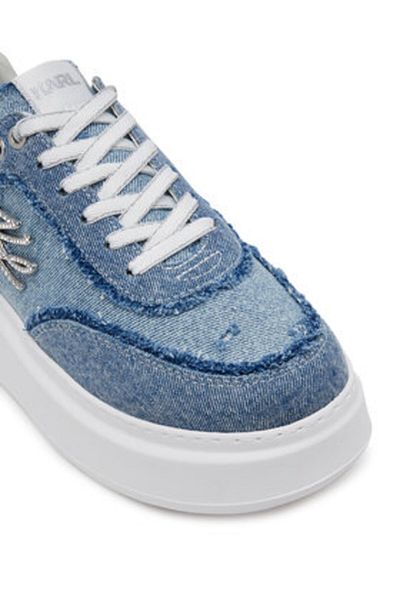 Karl Lagerfeld Teniși albaștri pentru femei KARL LAGERFELD-KL63523D DAB DENIM W/BLUE