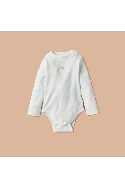 Juniors Printed Long Sleeves Bodysuit - Set Of 2