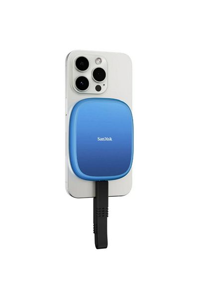 SanDisk هاتف Creator 1 تيرابايت 1000 ميجابايت/ثانية هاتف محمول متوافق مع MagSafe SSD SDSSDE62C-1T00-G25