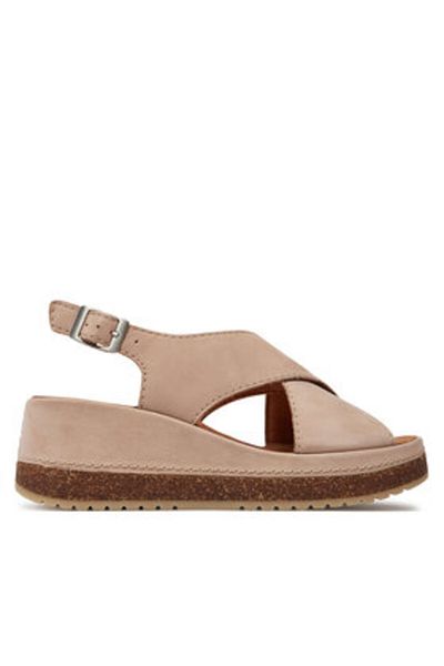 CLARKS Women's Sandals pink CLARKS-KASSANDA STEP SAND NUBUCK 26177302