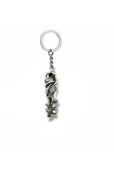 Herşey Nota Face to Face – Unisex Metal Keychain with Face to Face Figured