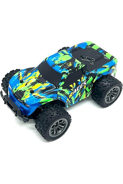 Generic MZtoyz 1:20 RC Car, Anti Collision, Off Road High Speed f2 Batteries inc Blue/green