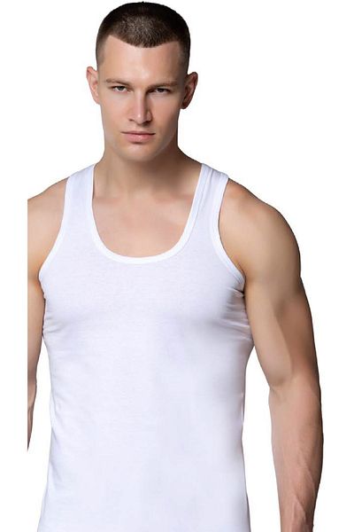 Çekmece 12-Piece Men's Economical White Singlet - Boxer Set