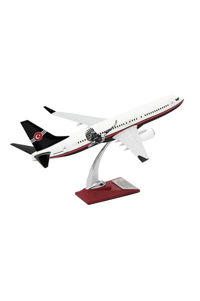 Havacı Uçuş Dünyası 737 1:200 Airplane Model with Eagle Figure