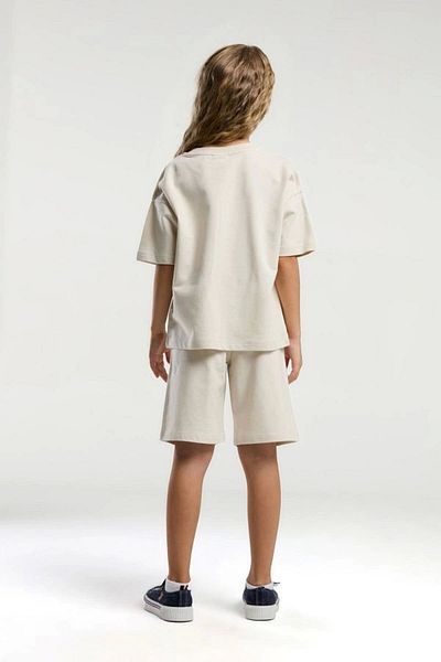 U.S. Polo Assn. Girl Waiter Bermuda Suit - Salmon
