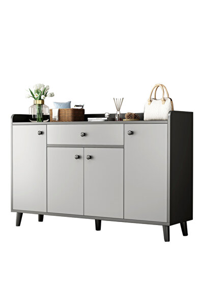 sharpdo خزانة أحذية، رف أحذية، خزانة تخزين بسيطة 119*84*30 سم