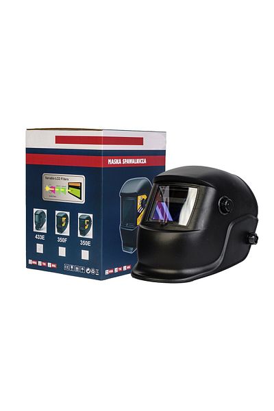 COBI SMART® Automatic welding mask with crystals, 3 settings, model 433E, pink color – COBI SMART®