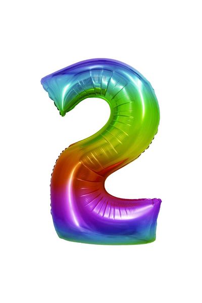 daço Foil Balloon Figure 2 Rainbow Daco, 85 cm