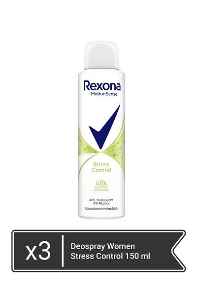 Rexona Αποσμητικό Rexona Women Stress Control 150 ml x 3 τεμάχια