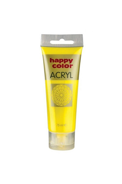 EXE HAPPY COLORS Vopsea acrilică pentru hobby, Happy Color, 75 ml, Galben