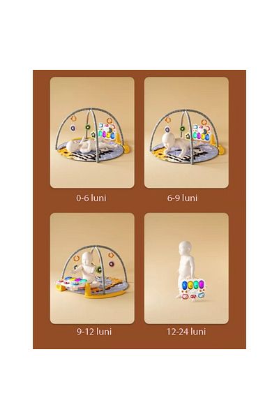 tumama Baby Activity Center, Giraffe, Sounds and Lights, Remote Control, Bluetooth Connection