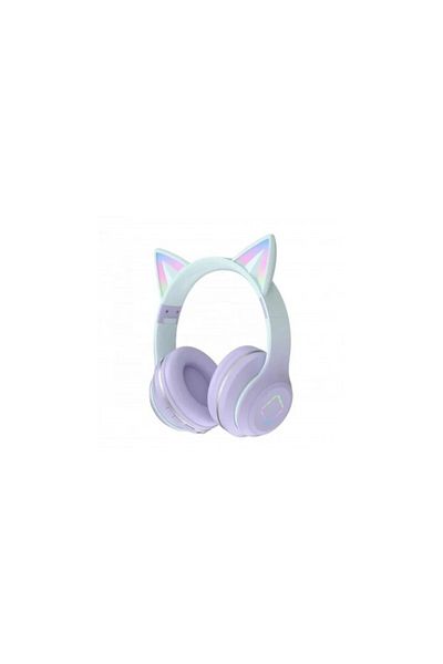 J&Y Over Ear headphones for kids, J&Y, wireless, foldable, luminous effects, purple