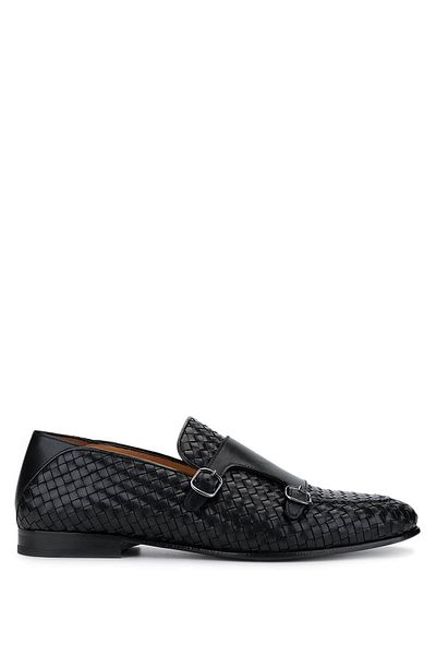Tamer Tanca Men's Genuine Leather Black Classic Shoes