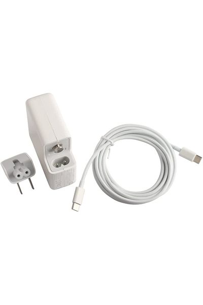 nelbo Laptop charger for Apple MacBook MNYN2, 61W, with USB-C plug