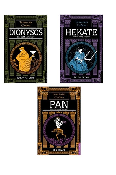 Destek Yayınları Tanrıların Çağrısı 3 Kitap Set// Dionysos/Hekate/Pan