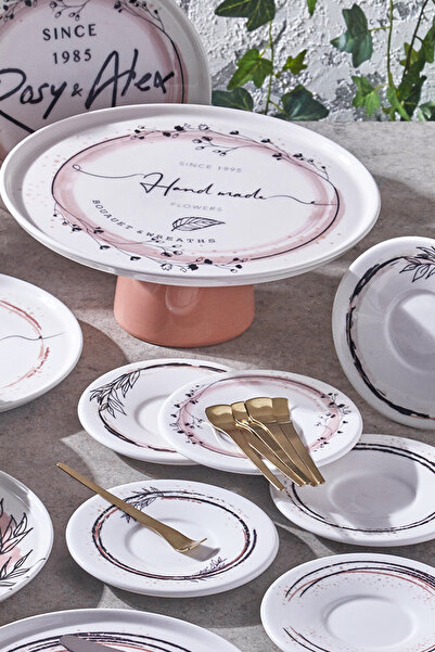 Fecra Rosy 19 Parça Sunum ve Servis Seti