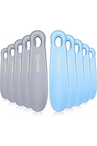 ZOMAKE Σετ 10 παπουτσοθήκες Zomake, πλαστικές, γκρι/μπλε, 18,5 x 3,5 x 4,5 cm