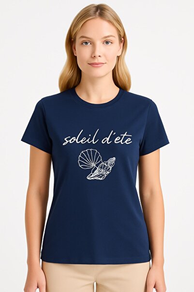 Kübra Tekstil Tricou cu mânecă scurtă din bumbac cu tematică de vară pentru f...