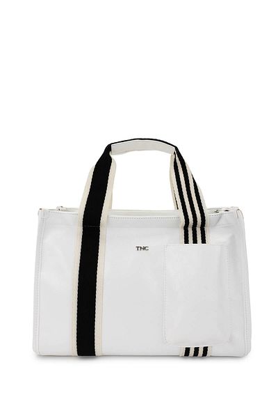 Tamer Tanca Women's Vegan White Shoulder Bag