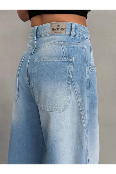 XBELLA DENİM Blugi de damă cu talie înaltă, cu buzunar, cu cusături