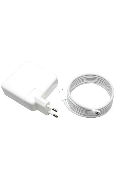nelbo Laptop charger for Apple MacBook MLHE2B, 61W, with USB-C plug