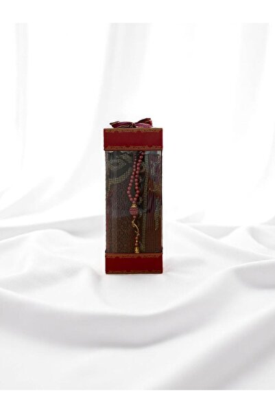 SALVUS Hac Umre Mevlüt Hediyesi Özel Kutulu Seccade Tesbih Seti"