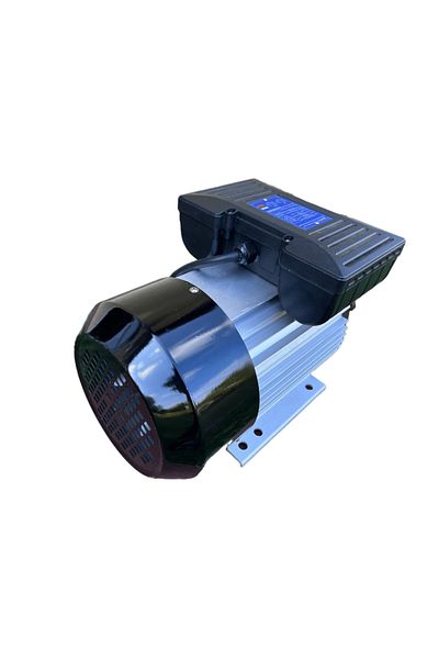 COBI SMART® Motor electric monofazat RUSHAT, 4 kW, bobinaj cupru, 2 condensatori, fulie otel inclusa