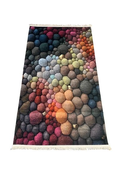 PATRU ANOTIMPURI Digital 3D anti-slip sleeper mat, 80 X 150 CM