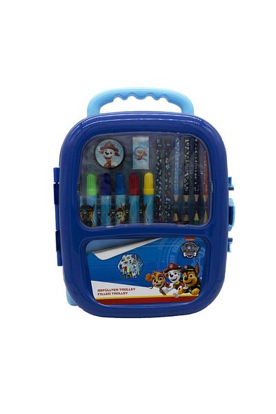 PAW PATROL Creative Set, Kindergarten Trolley With Accessories, 32 X 24.5 X 10 Cm